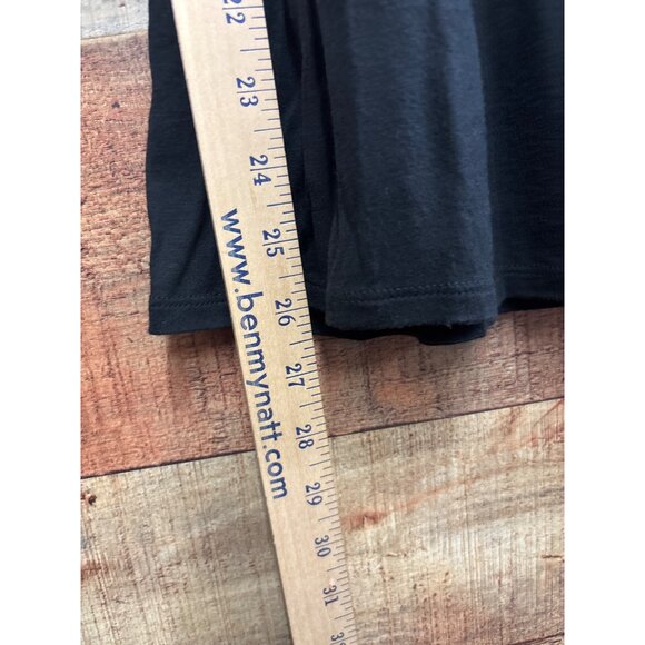 Loft Lace Sleeve Black Top XL - Picture 4 of 6